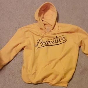 Yellow Primitive boys hoodie